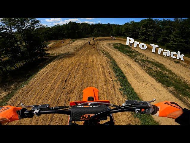 Riding a Former Pro National Track