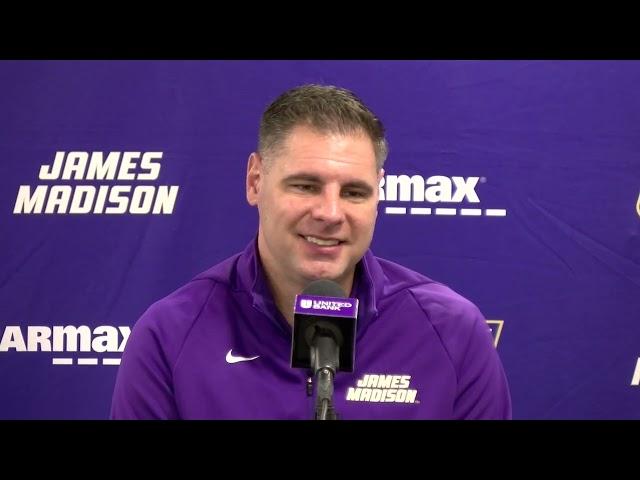 JMU Men's Basketball | Spradlin Postgame Press Conference vs. Ohio - Nov. 4, 2024