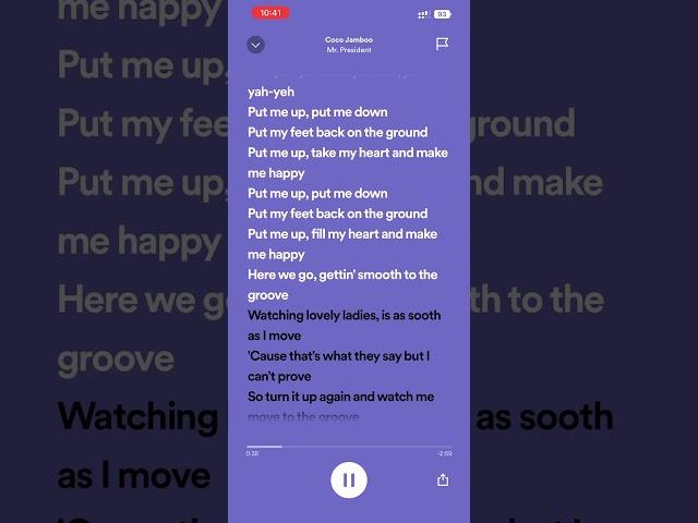 Coco Jamboo-Mr.President #lyrics #music #cocojamboo #mrpregnant