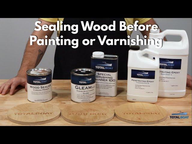 Sealing Wood for Varnish