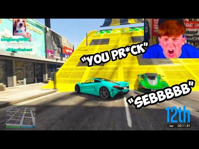 Ginge Funniest FULL Races On Stream(LOTS OF RAGE)