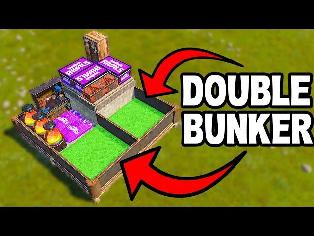 2x2 DOUBLE BUNKER / Rust Base Design 2023