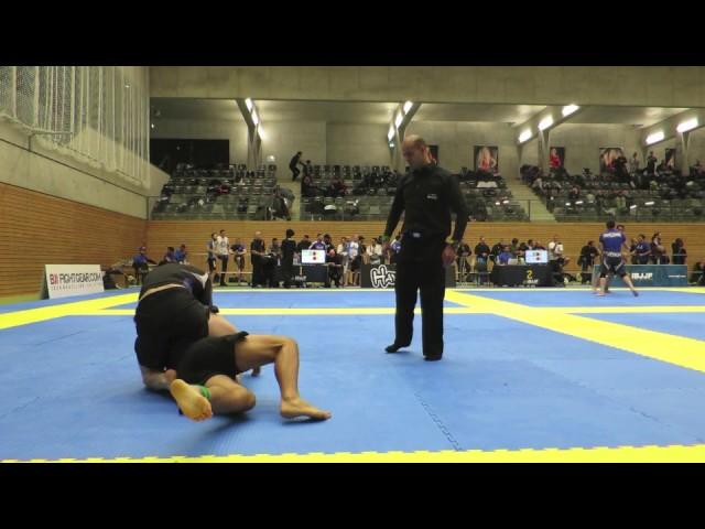 IBJJ Berlin Open 2016 NoGi Feather Purple John vs Tomer