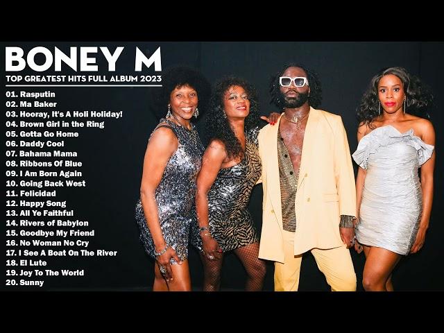 Boney M Greatest Hits Mix Collection 2023  The Best Of Boney M Full Album 2023