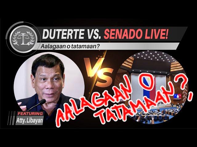 EX-PRESIDENT DUTERTE VS. SENADO | SINASANTO O HINDI? - SENATE HEARING LIVE!