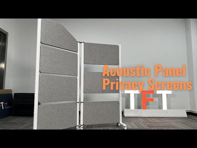 TFT Acoustic Panel Privacy Screens In Office