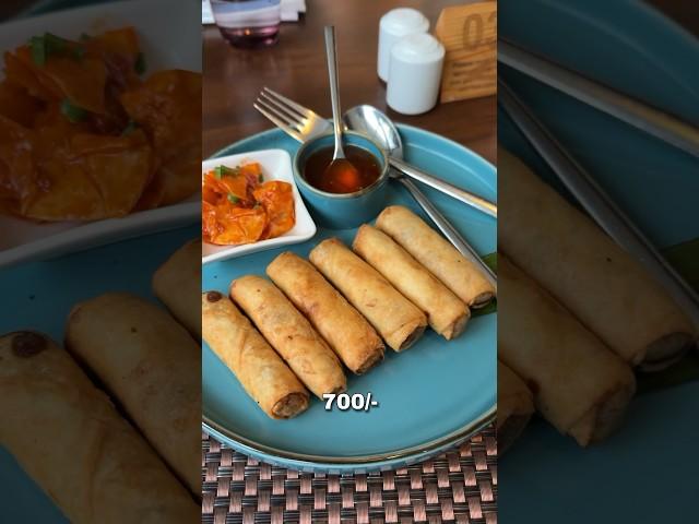 Rs.700 ke Spring Rolls vs Rs 60. ke Spring Rolls || Cheap Vs Expensive Food in Delhi 