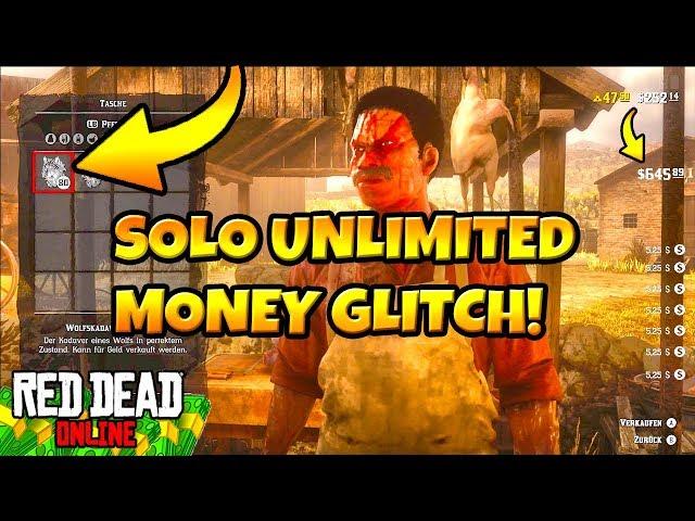 RED DEAD ONLINE - SOLO UNLIMITED MONEY GLITCH!!! Sehr einfach!!! - noamandé