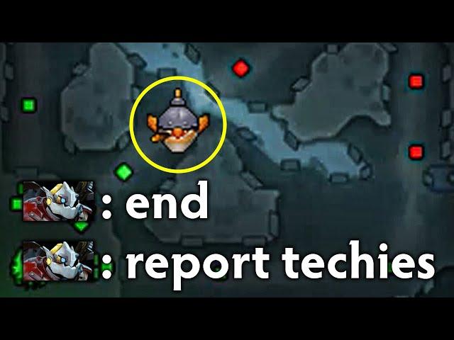 CAN YOU PLEASE STOP DOING THIS TO ME? (Techies Officials get reports on every game)