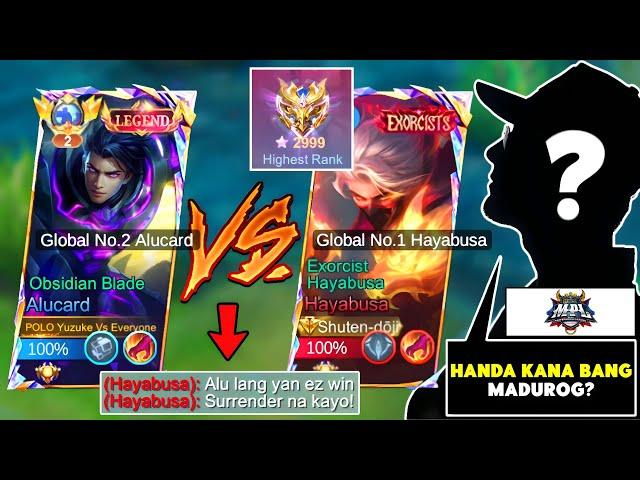 Yuzuke Vs 2,999 Star Pro Player Hayabusa! | Top Global Alucard Vs No.5 World Highest Rank (Who Win?)