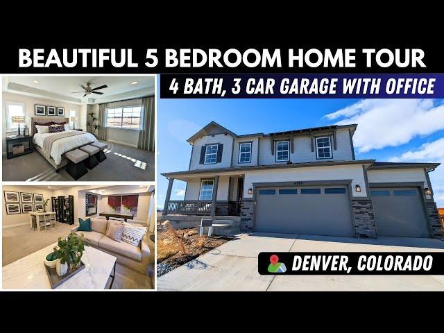 Explore This Beautiful 5 Bedroom, 4 Bath Dream Home | Denver, Colorado Home Tour 2024