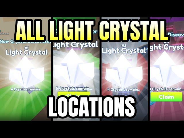 All Light Crystal Locations in Bubble Gum Simulator Infinity (Roblox)