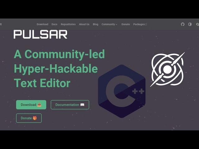 Pulsar Text Editor - How to Compile and Run a C++ Program