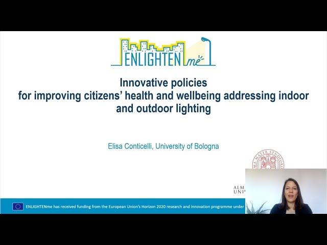 ENLIGHTENme: Policies for Improving Health and Well-Being Addressing Indoor + Outdoor Lighting