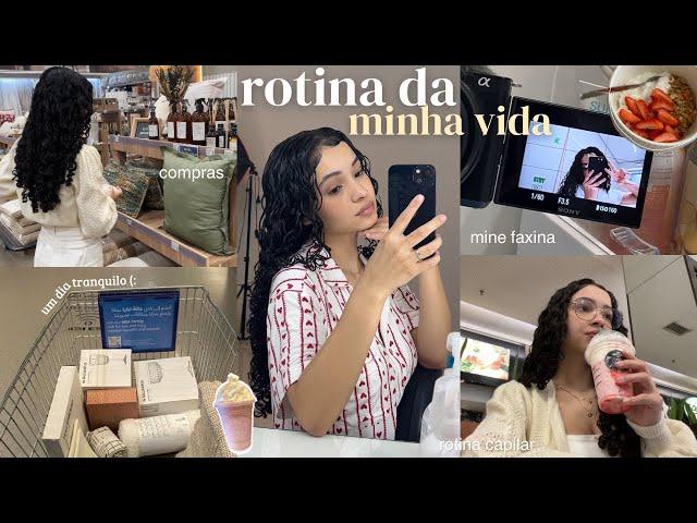 ROTINA: um dia na minha vida| faxina, compras, pets, rotina capilar, dia tranquilo🫧