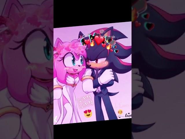 SonAmy🩷 VS ShadAmy🩷#amyrose #sonic #shadow #sonamy #shadamy #edit