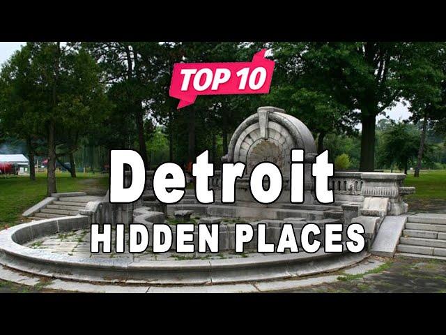 Top 10 Hidden Places to Visit in Detroit, Michigan | USA - English