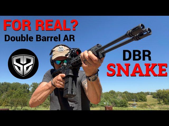 DOUBLE BARREL AR15?  Silver Shadow DBR Snake