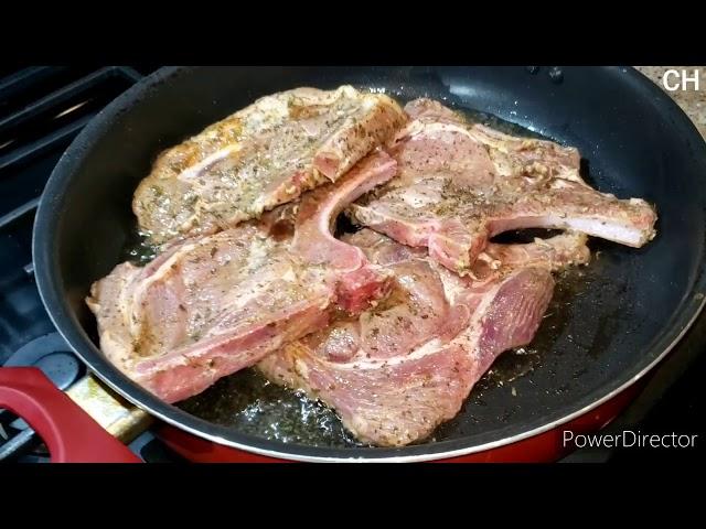 Como hacer unas ricas chuletas al sartèn con poca grasa