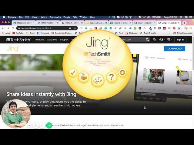 Screen Capture using Jing (Techsmith)