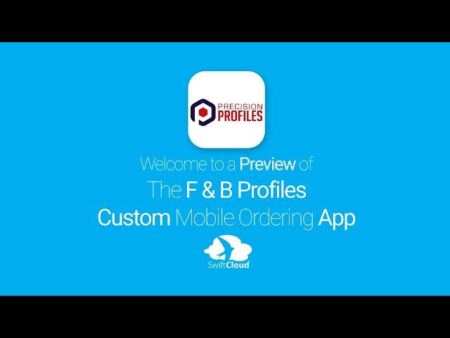 F & B Profiles - Mobile App Preview - FB85821W