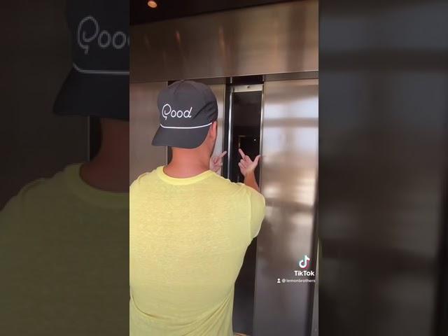 Elevator Middle Finger Roulette #Shorts