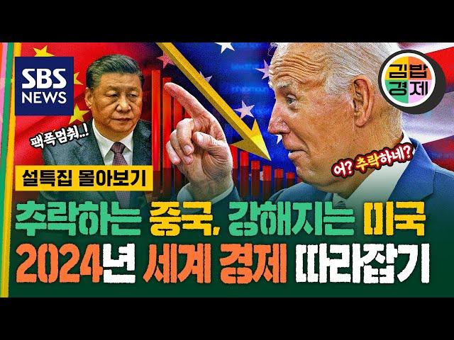 [몰아보기] 2024년, 바뀐 세계 정세와 문화 / 김밥경제 / SBS