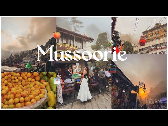 2 Days in Mussoorie️ | Visited Bhatta Fall, Lal Tibba, Landour, George Everest, Gun Hill, etc️