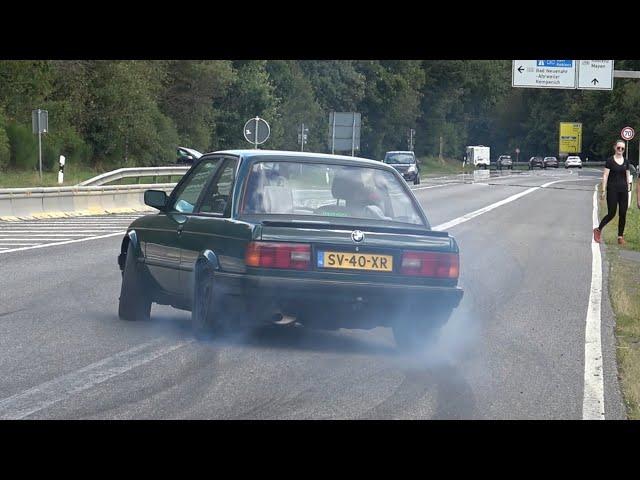 Nürburgring Cars Leaving Tankstelle Crazy E30 600HP & Highlights 25/08/2024 - Drifts, Crazy Drivers