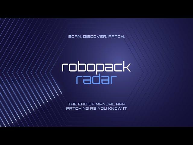 Robopack Radar Announcement Demo with Q&A