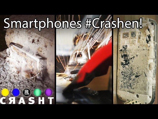 4 ways to destroy a Smartphone! - RLScience #CRASHT!