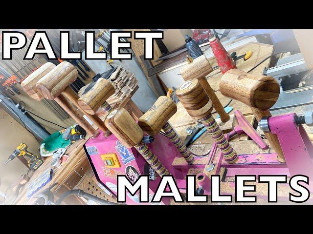 Woodturning- making mallets out of pallets