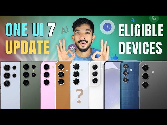 Samsung One UI 7.0 Update - List of Eligible Devices !! Android 15