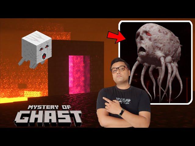 MINECRAFT की दुनिया का सबसे खतरनाक MONSTER GHAST - Full Sad Story of ghast explained