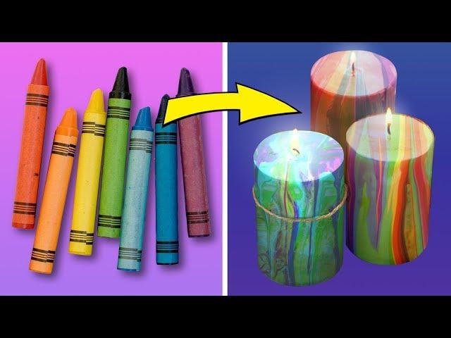 14 COLORFUL IDEAS WITH CRAYONS THAT WILL HIT YOUR FRIENDS