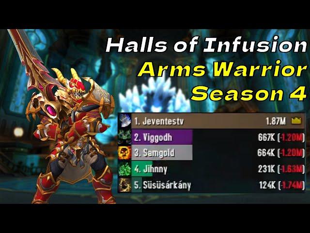 +13 Halls (PTR) -  Arms Warrior is goated in Halls?! Season 4 m+