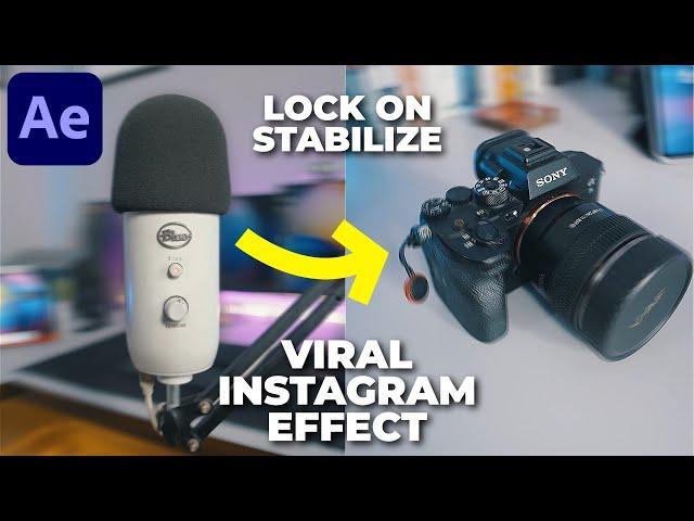 Lock On Stabilization Effect in After Effect - After Effects Tutorial | Viral Instagram Reel Effect