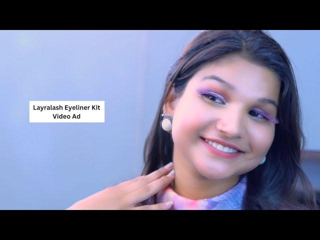 Easiest way to apply magnetic eyeliner | Eyeliner Tutorial | Video Ad - Adverto #eyelinertutorial