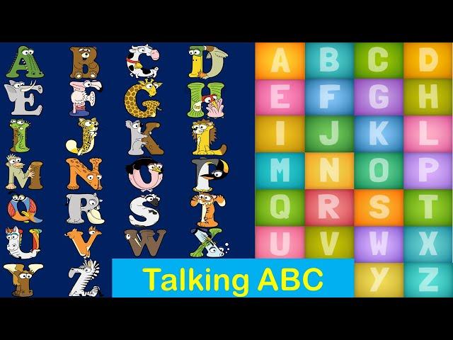 Talking ABC with Alphabetimals / A-Z alphabet animals / ABC animal alphabet / learn English alphabet