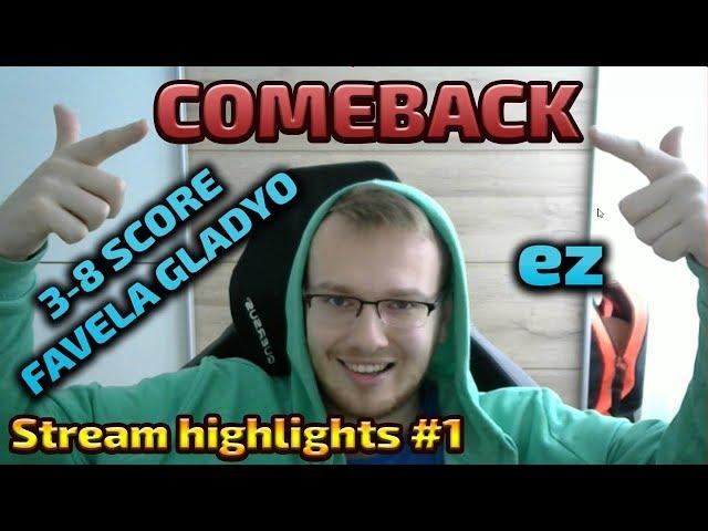 Zula Europe - Comeback from 3-8 score Favela Gladyo |  Doxiu Stream Highlights ep01