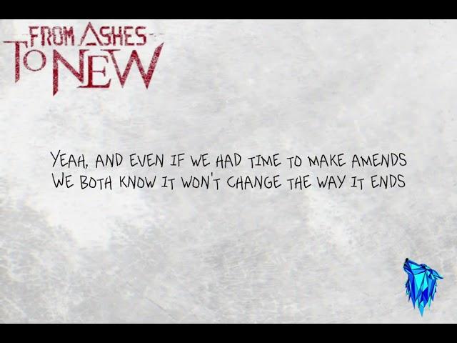 From ashes to new - Enough (Lyric video) - Bluewolflyrics