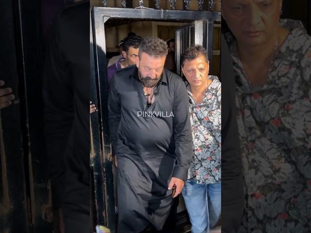 Sanjay Dutt Exits Lilavati Hospital After Baba Siddique's DEMISE  | #shorts #bollywood