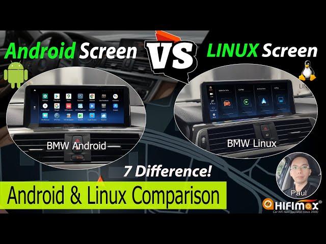 BMW Android Screen VS BMW Linux Screen Comparison| 7 Difference between BMW Linux and Android screen