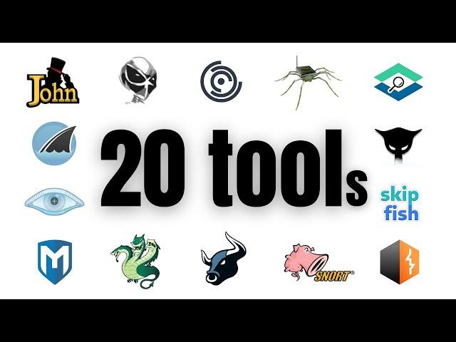 20 Kali Linux Tool Explained in 4 minutes