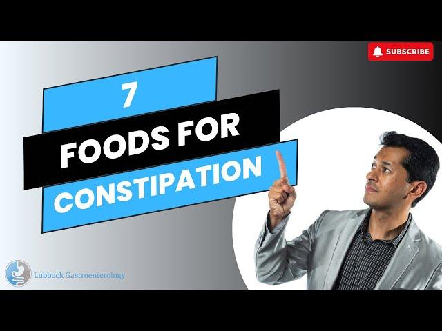 Top 7 foods to Ease Constipation!