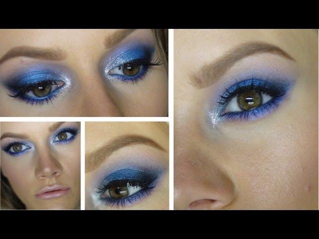 Glittery Blue/Purple New Year's Eve Look! | Beauty B