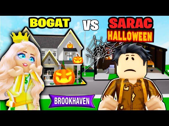 Concurs CASA BOGAT vs CASA SARAC de HALLOWEEN .. Cine castiga? (Brookhaven)