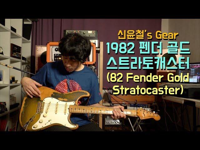 신윤철의 Gear : 1982 펜더 골드 스트라토캐스터 (1982 Fender Gold Stratocaster)
