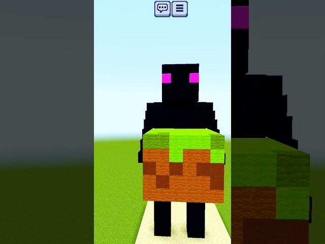 I MADE ENDER MAN | MINECRAFT| CREATIVE KIDU