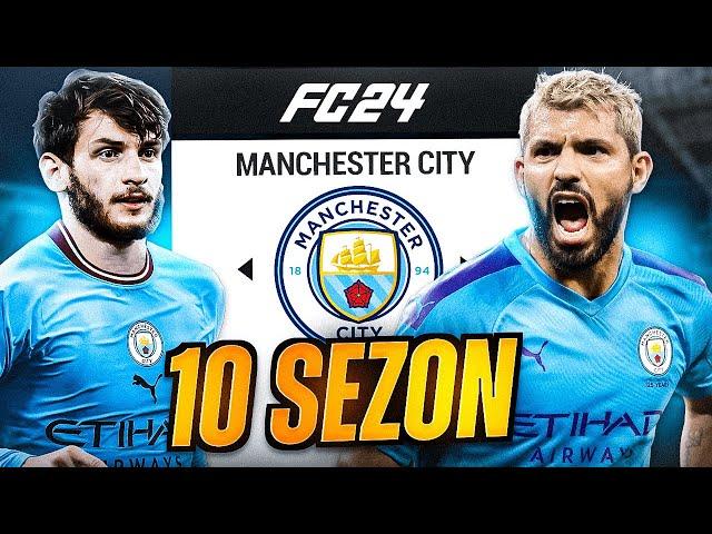 10 SEZON BOYUNCA MANCHESTER CİTY YÖNETTİM - EFSANE REBUİLD ! EA FC 24 MANCHESTER CİTY REBUİLD